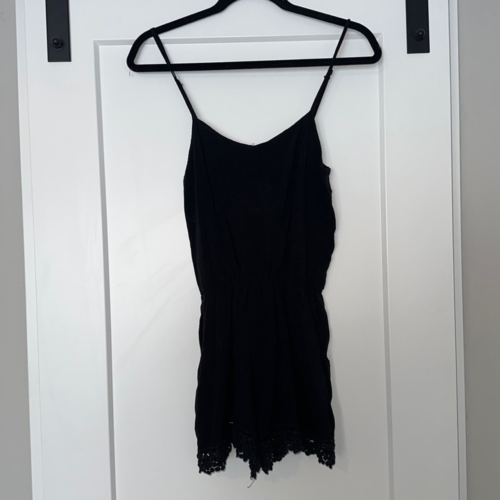 Forever 21 Lace Trim Romper